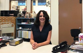 Lemoore High School Library Technician Catherine Zaharris